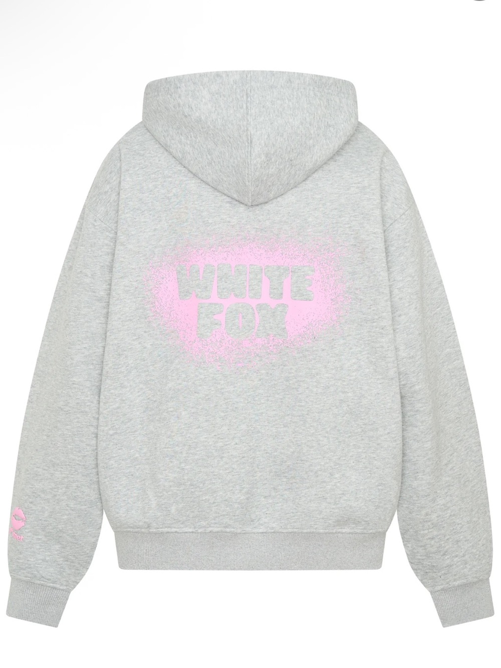 WHITE FOX 11th Street Keeping It Real Oversized Hoodie Jelly Bean L/XL NWT - Picture 6 of 7